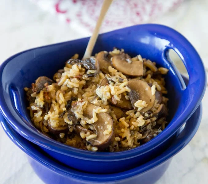 Mushroom Rice Pilaf