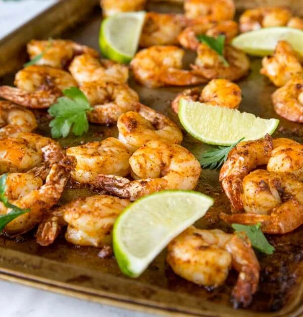 One Pan Spicy Garlic Shrimp