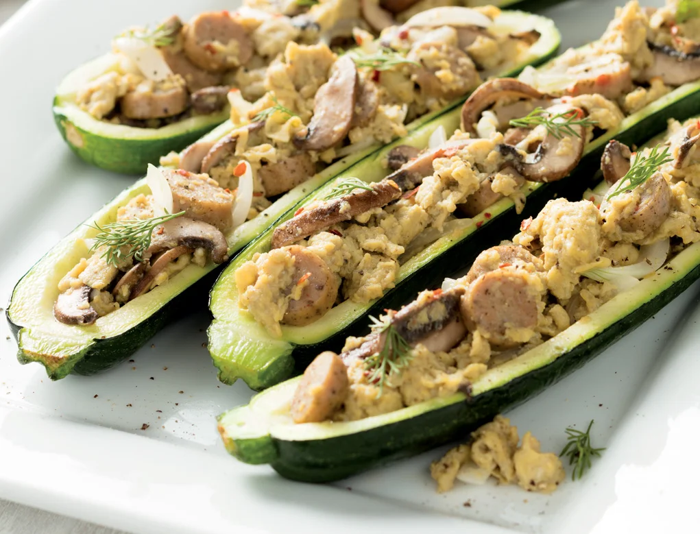 Zucchini Egg Boats