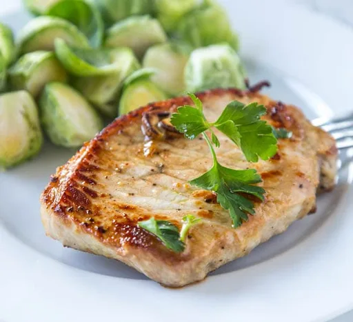 Chuletas de cerdo al limón y ajo