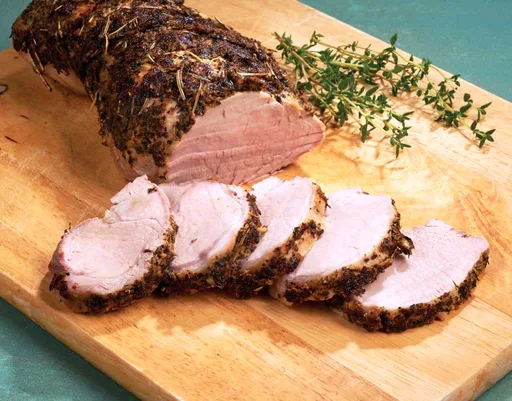 Solomillo de cerdo marinado en hierbas