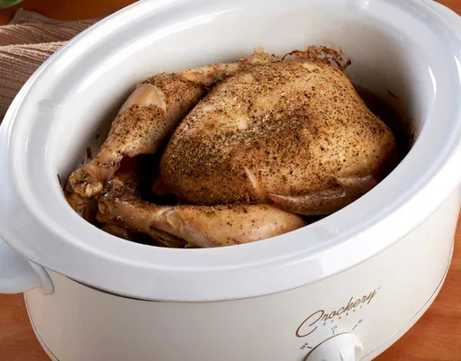 Pollo Entero Cocinado en Olla de cocción lenta