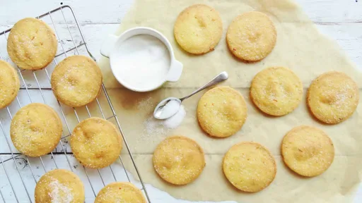 Orange cornmeal biscuits