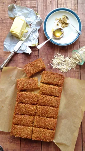 Ginger and Coconut Flapjacks