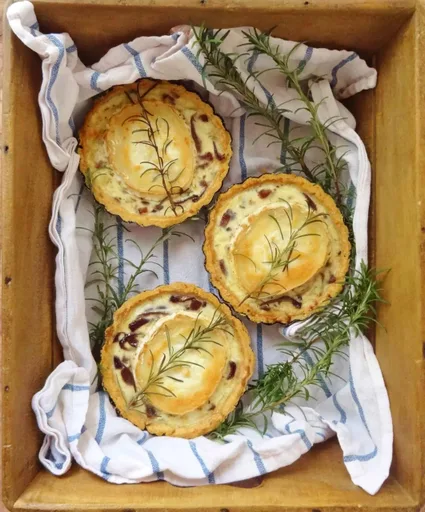 Caramelised Red Onion & Goats Cheese Tarts