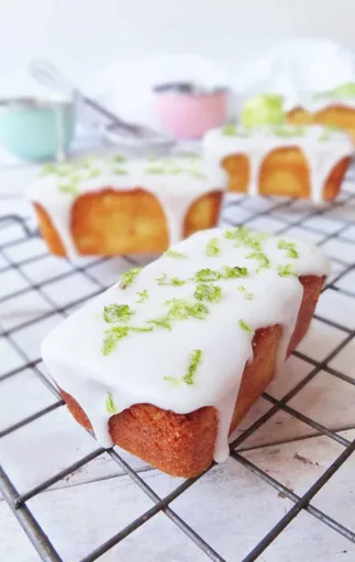 Mini Lime Yoghurt Loaf Cakes