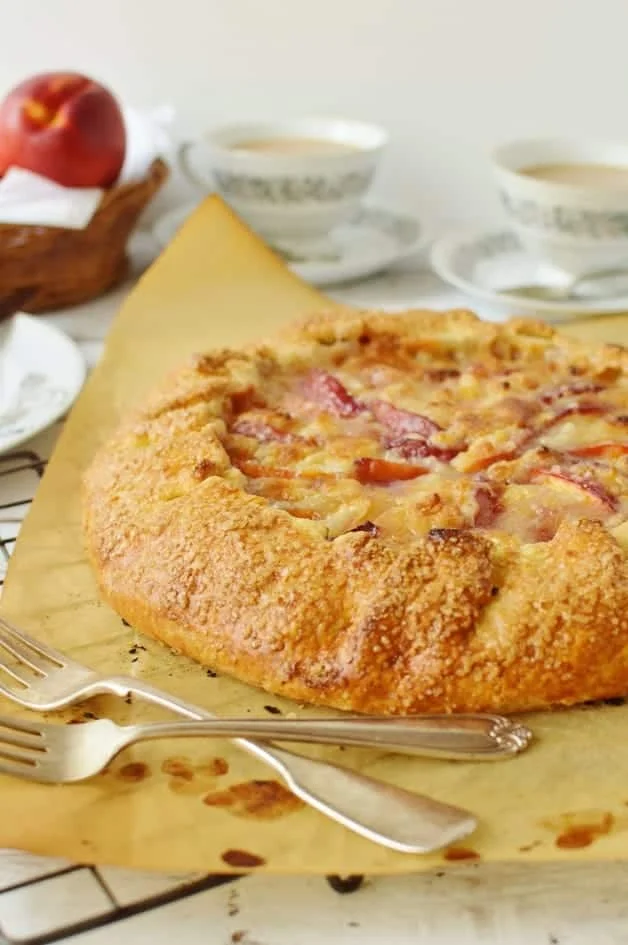 Nectarine & Marzipan Galette