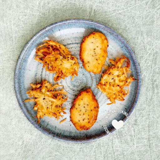 Arepitas de yuca y arañitas