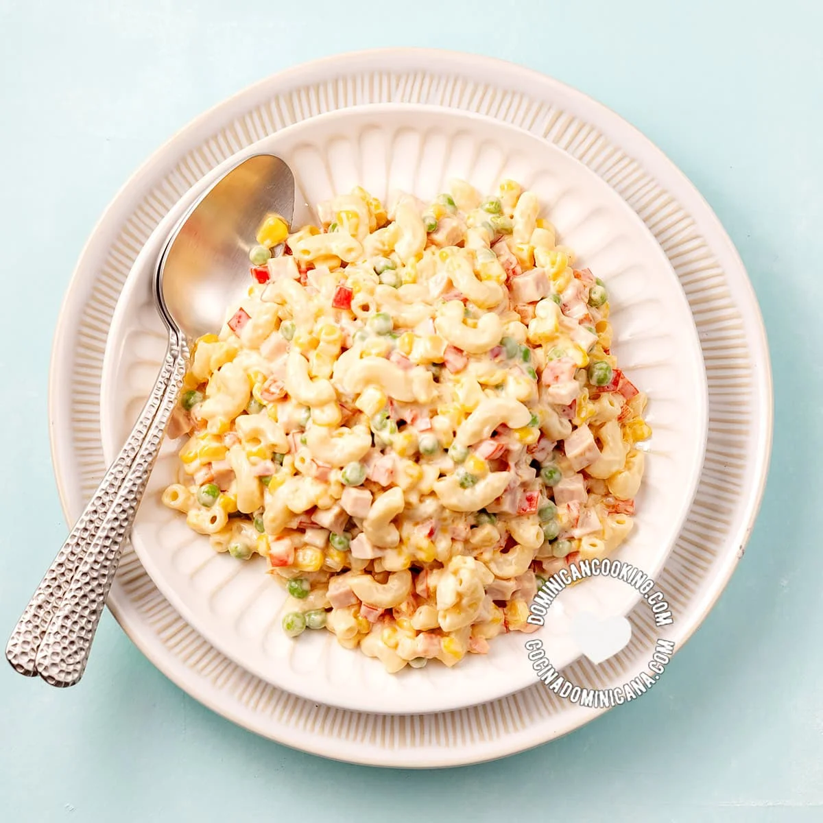 Ensalada de Coditos [Video+Recipe] Elbow Pasta Salad