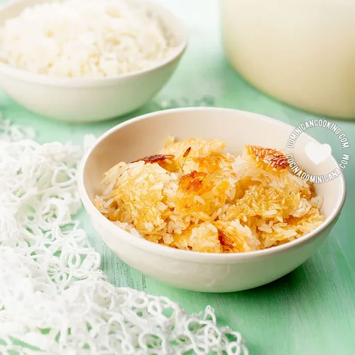 Concón [Vídeo y receta] Cómo hacer concón de arroz blanco