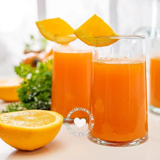 Jugo de zanahoria y naranja