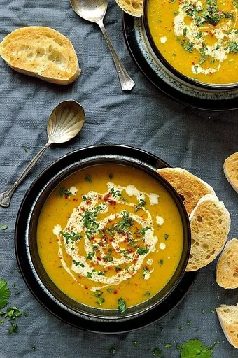 Carrot And Coriander Soup
