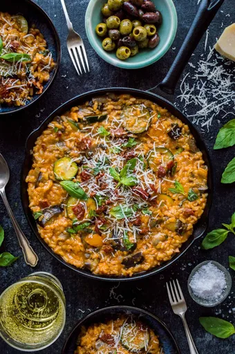 Risotto de pisto