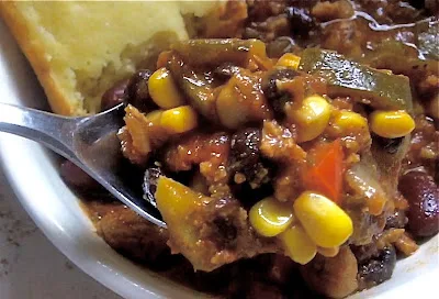 Chili vegetariano con alma