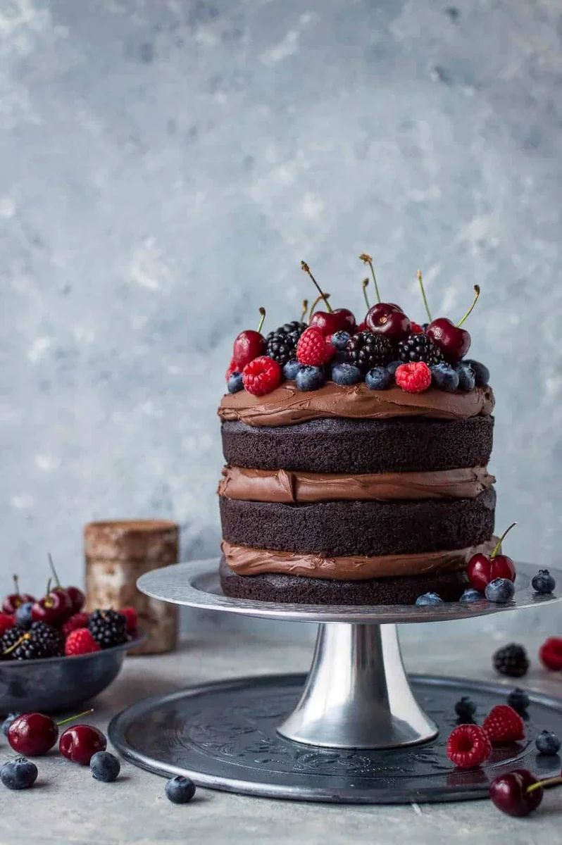 Vegan Chocolate Fudge Cake