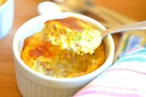 Butternut Squash Beef Jerky Soufflé