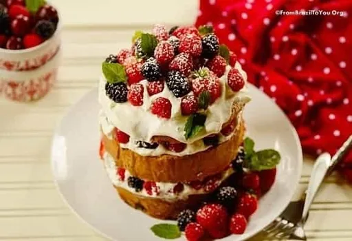 Pastel rápido de panettone