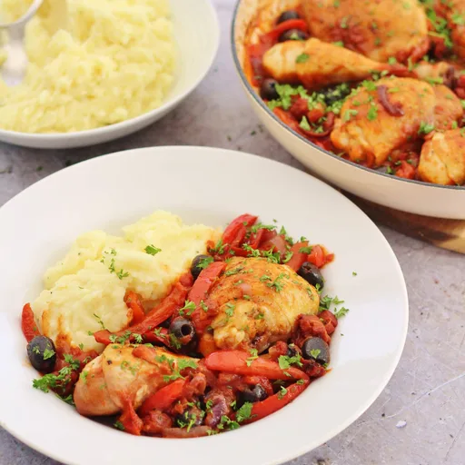 Pollo a la Cazola Falso y Fácil