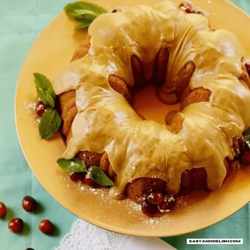 Bolo de Batata Doce com Cobertura de Caramelo