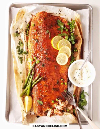 Baked Blackened Salmon