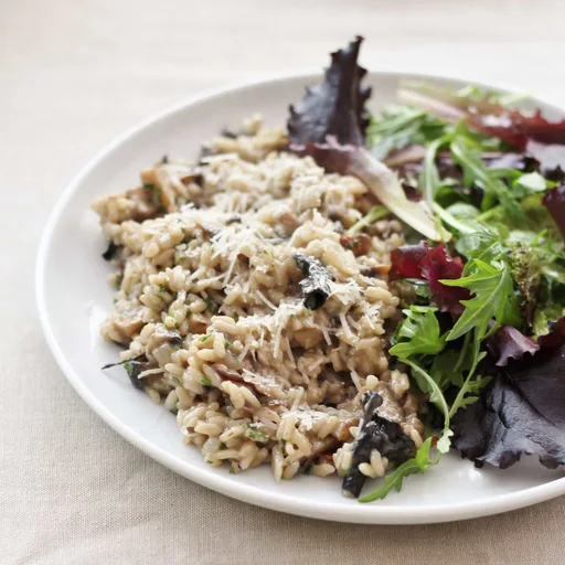 Risotto de setas sencillo