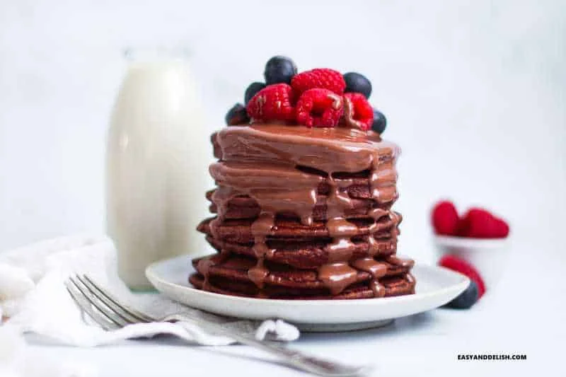 BEST Oat Flour Pancakes