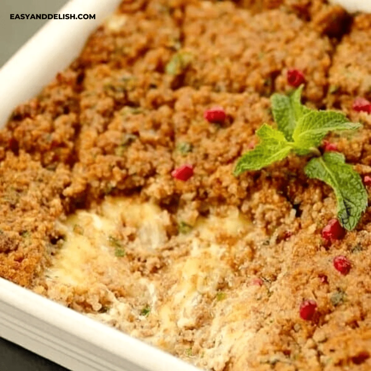 Oven-baked kibbeh