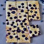 Oven baked blueberry pancakes