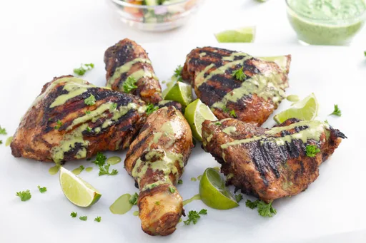 Pollo a la brasa peruano