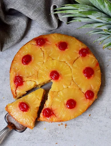 Vegan Pineapple Upside Down Cake