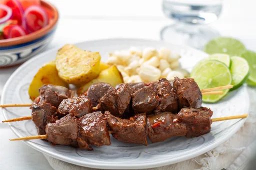 Peruvian Beef Heart Anticuchos