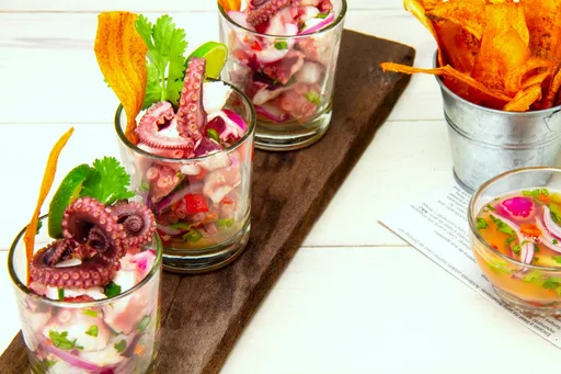 Ceviche de pulpo