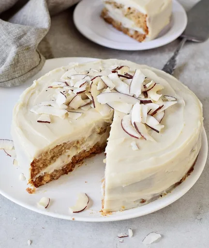 Tarta Vegana de Coco