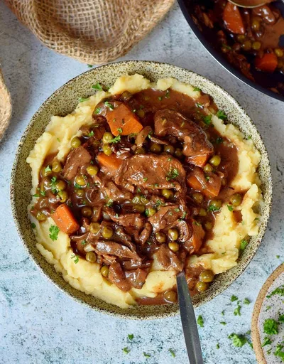 Mushroom Bourguignon