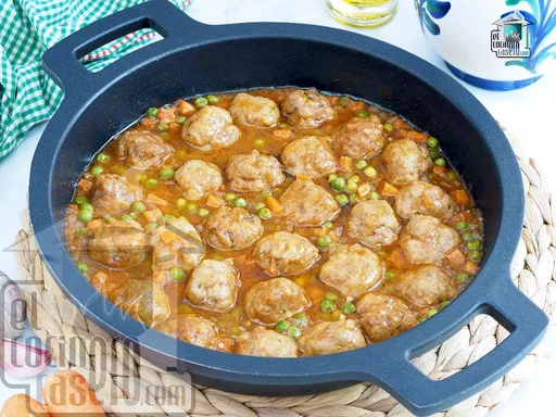 Albóndigas a la jardinera