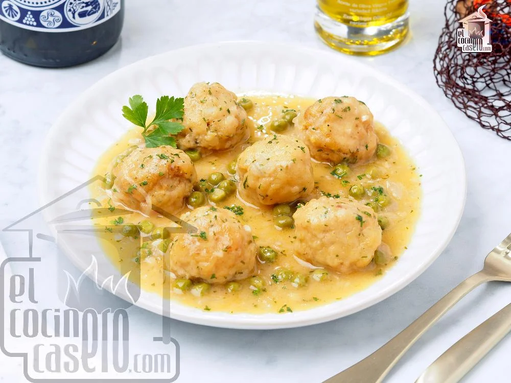Albóndigas de bacalao en salsa verde