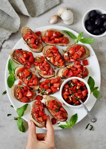 Receta de bruschetta