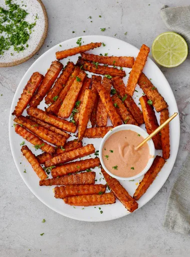 Patatas fritas de zanahoria