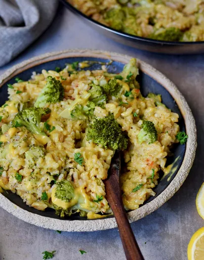 Vegan Risotto With Broccoli