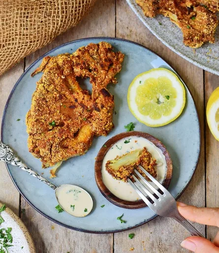 Filetes de coliflor asada