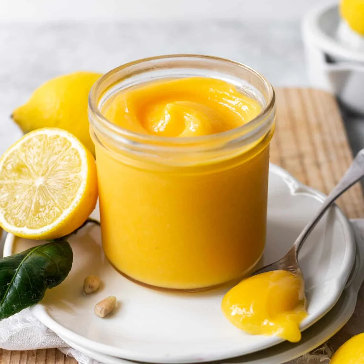Lemon curd caseiro