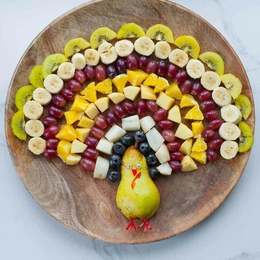 Turkey fruit platter