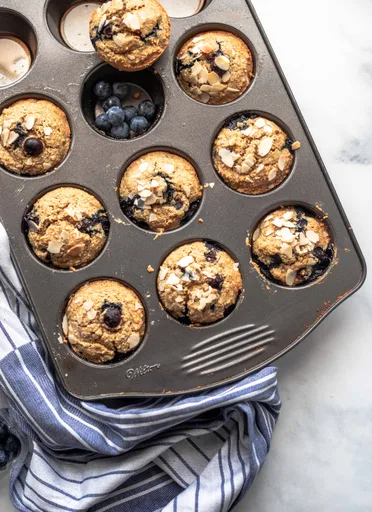 Super Healthy Blueberry Muffins