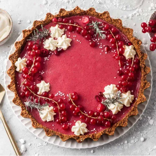 Spiced Cranberry Curd Tart Recipe
