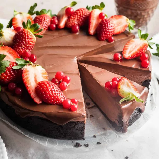 Tarta de Queso con Chocolate Sin Horno Fáci