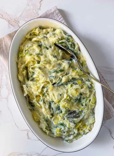 Puré de Patatas con Puerros y Acelgas