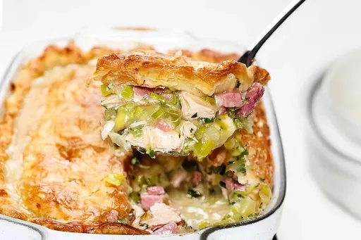 Turkey and Ham Pie