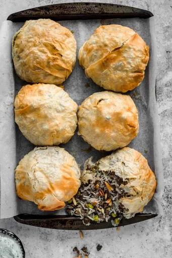 Oozi - Filo wrapped rice