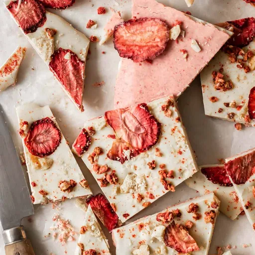Strawberry White Chocolate Bark Recipe