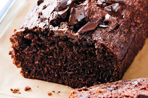 Bizcocho de chocolate y plátano
